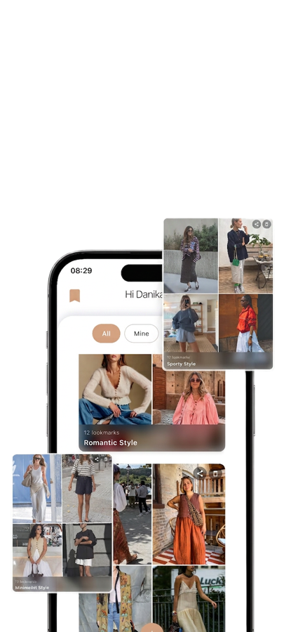 Lookmarks app: a look board of saved outfits