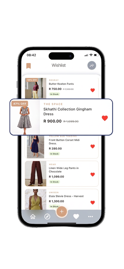 Lookmarks app: unified wishlist with price comparison